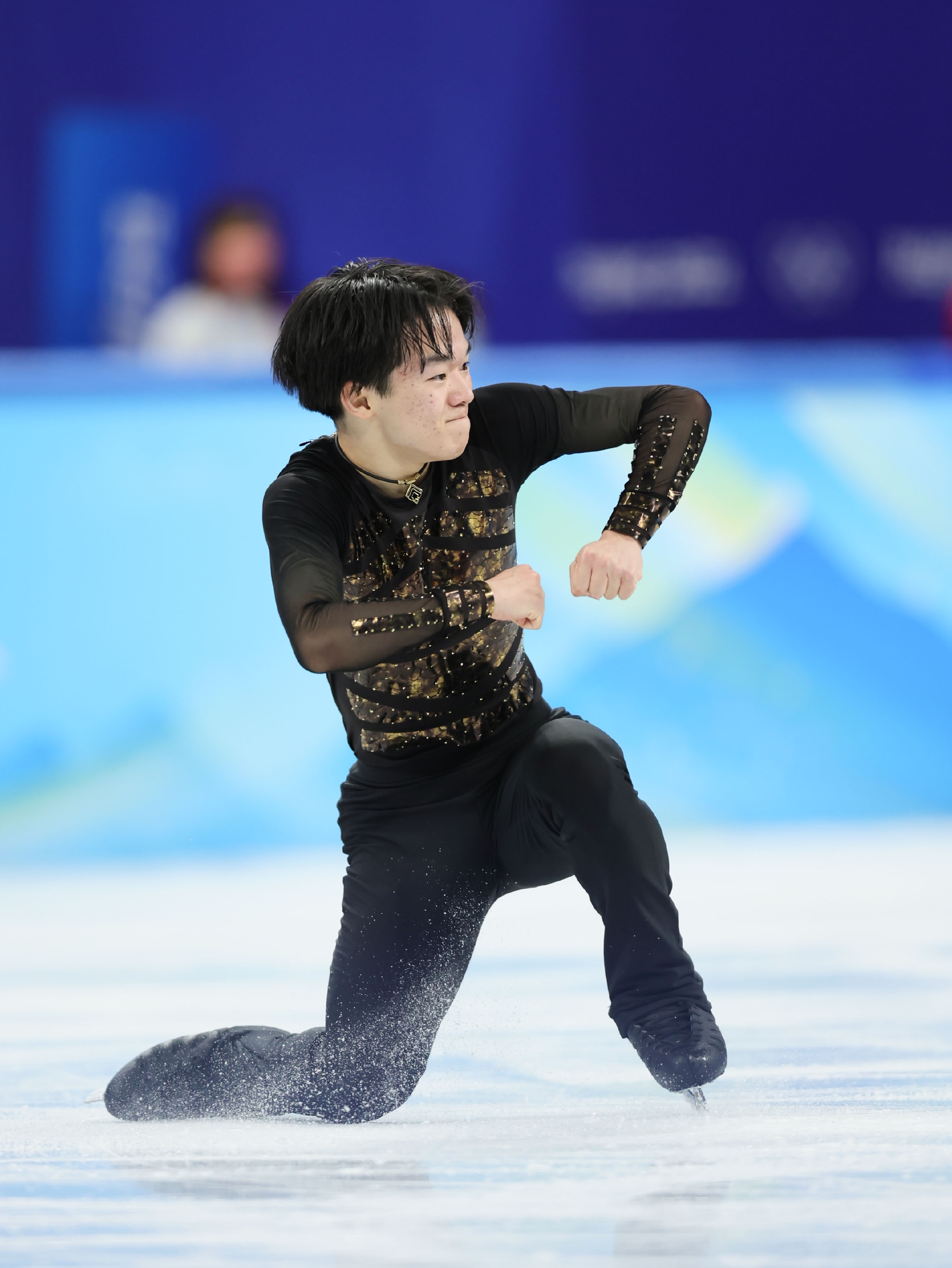 花样滑冰团体赛男子单人滑自由滑赛况