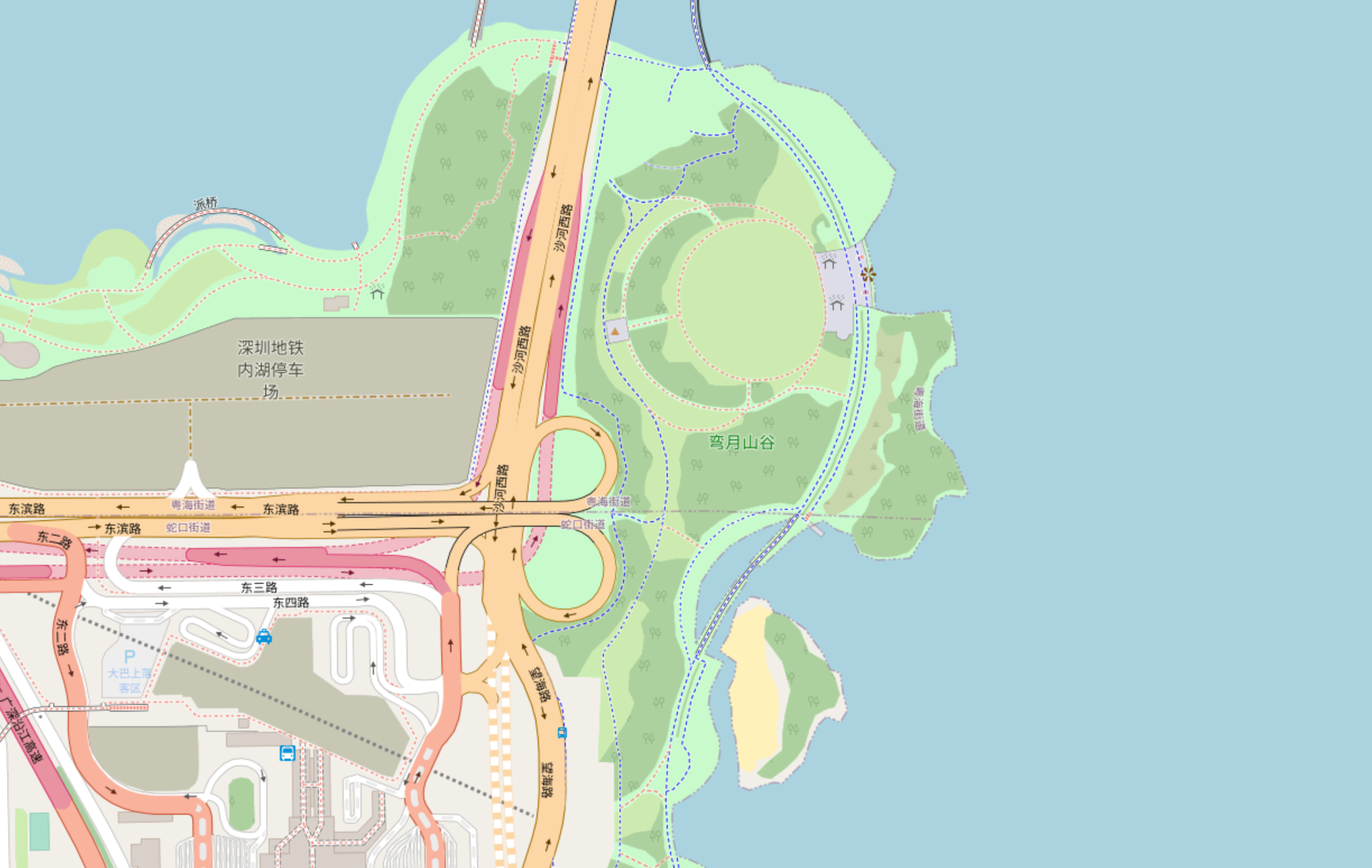 城市漫步指南口衔山石细心望海波平深圳湾公园漫步指南