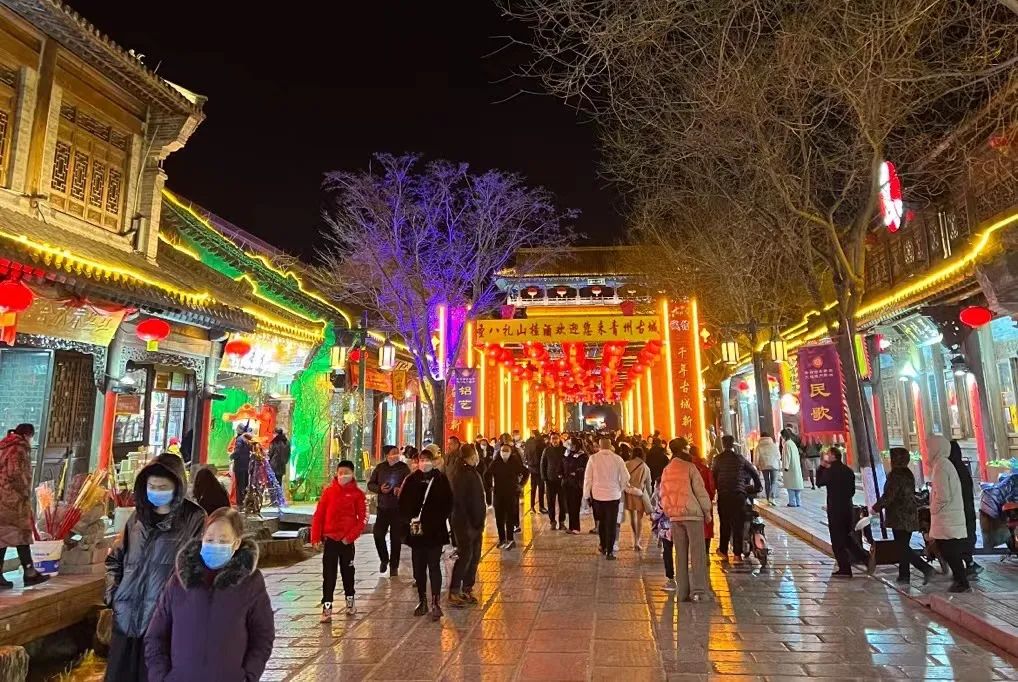 2022青州古城春节活动图片