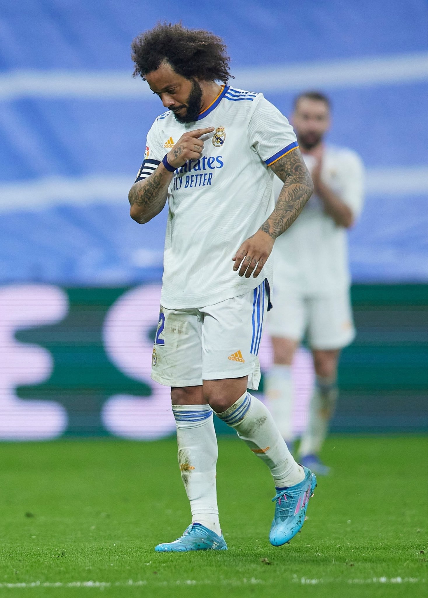 比赛结束后队宠已满含热泪|伯纳乌|马塞洛|皇马_新浪新闻