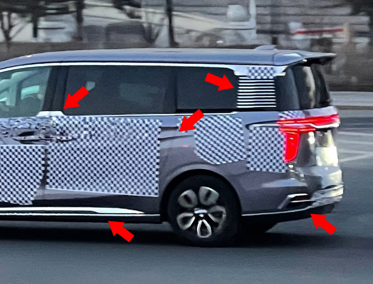 红旗mpv最新实车谍照更多细节曝光气场不输埃尔法完胜gl8