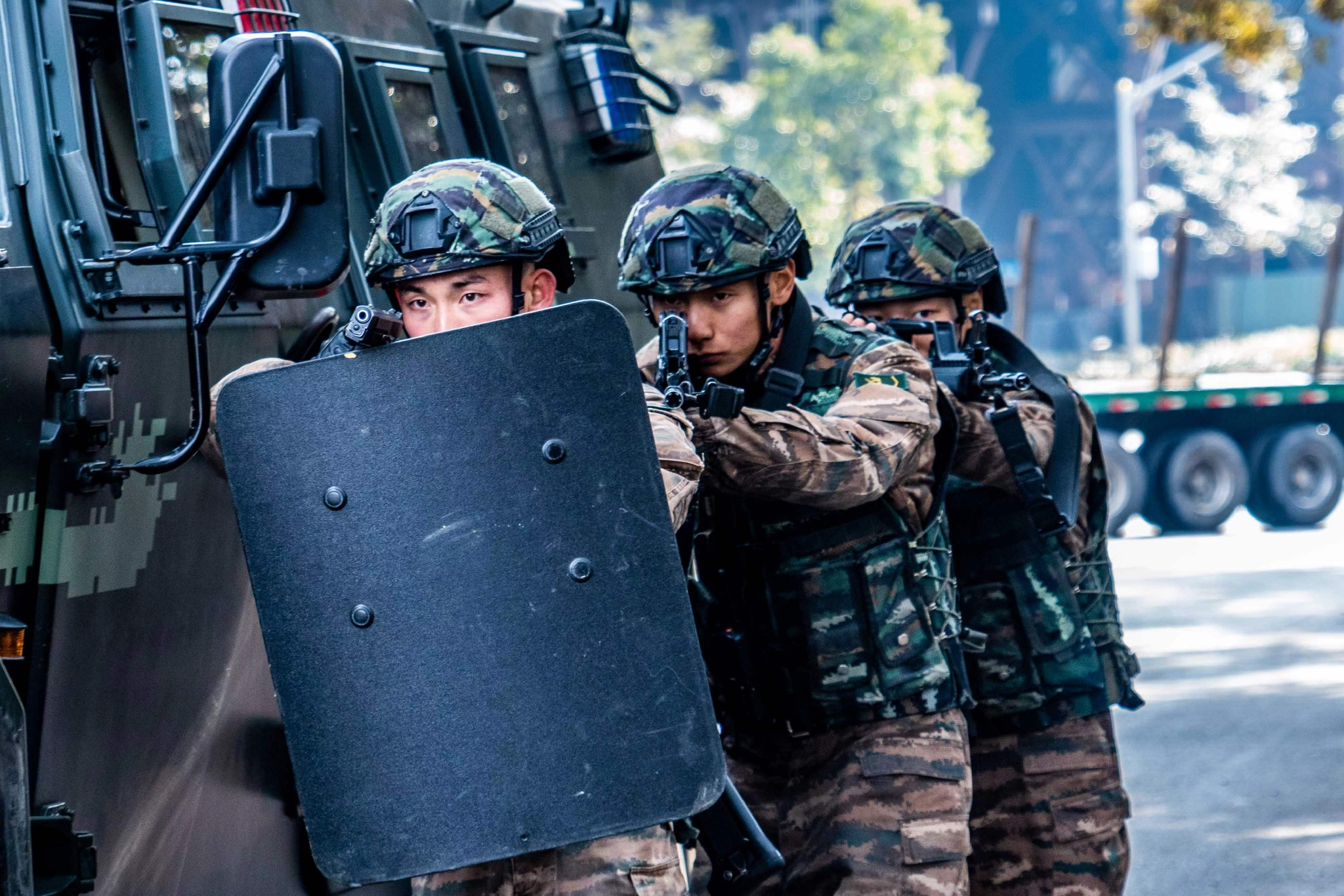 图说│虎年开工日,武警官兵以一场紧张刺激的战备演练打响第一战|武警
