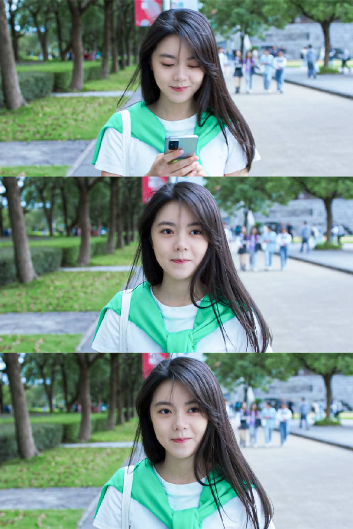 赵今麦笑起来好甜谁不想拥有这样的大学同学