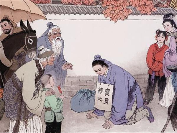 古代贫穷女子,为何"卖身"葬父?挖个坑埋掉不行吗?实属无奈