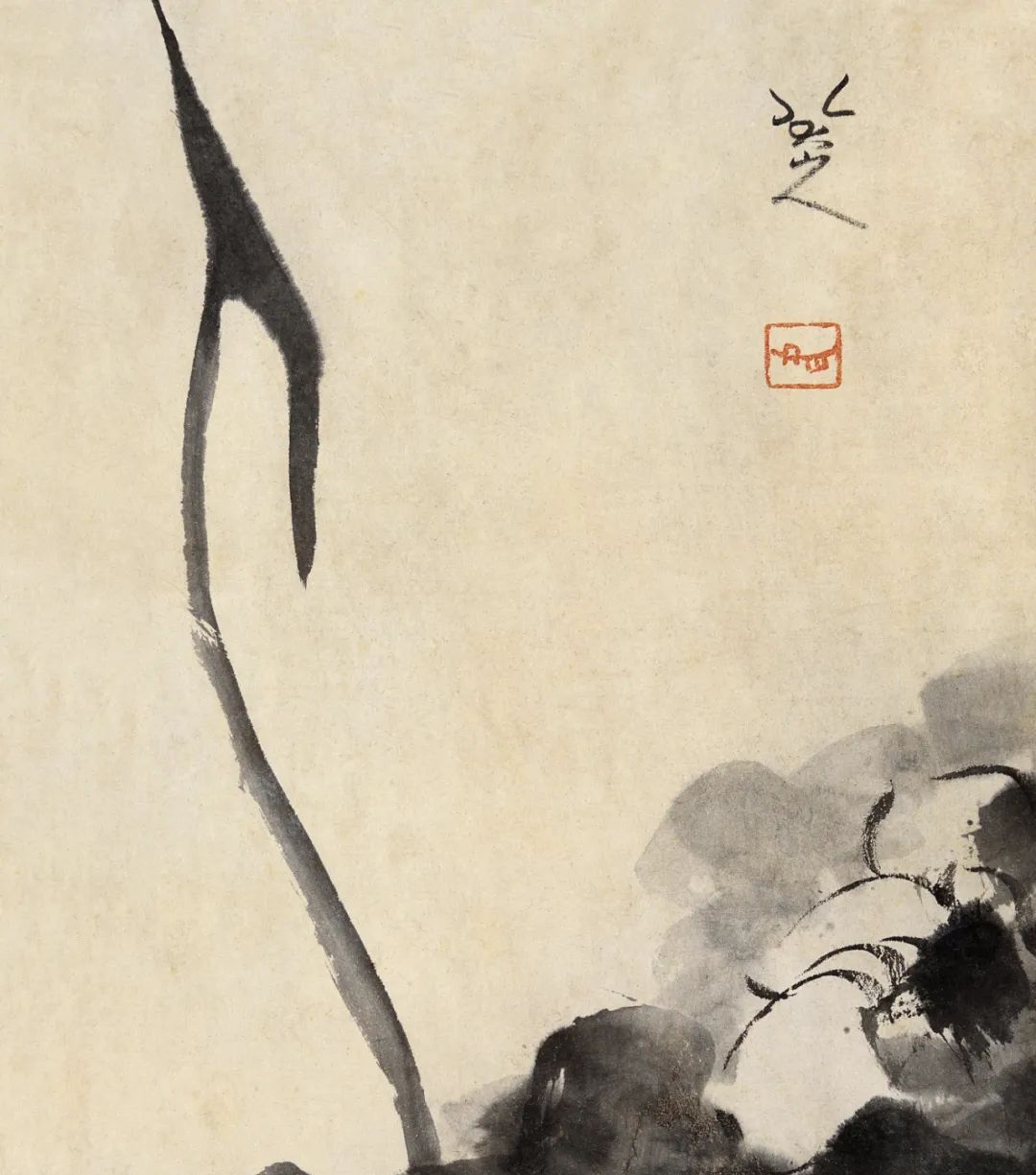 八大山人是个出色的画家,他显然抓住了这种规律.
