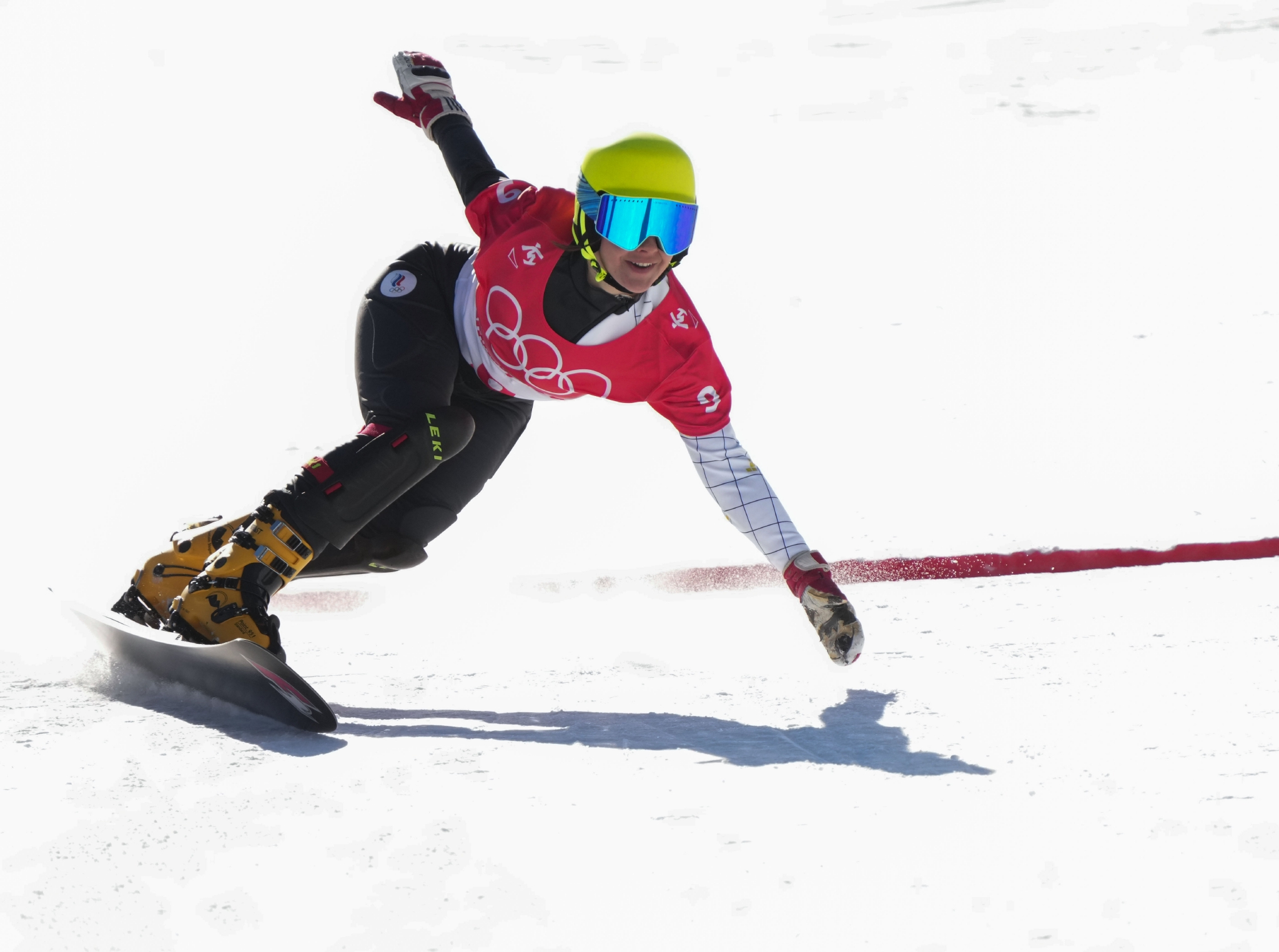 单板滑雪——女子平行大回转八分之一决赛赛况|单板滑雪|大回转|德国