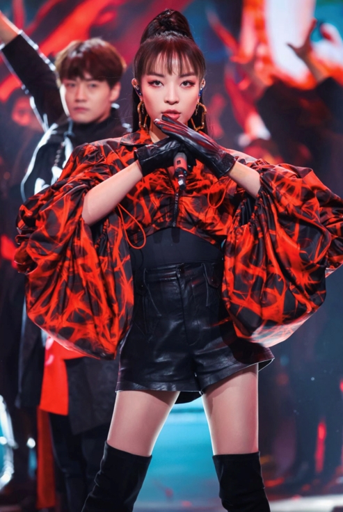 vava毛衍七春晚舞台频亮相带来说唱表演