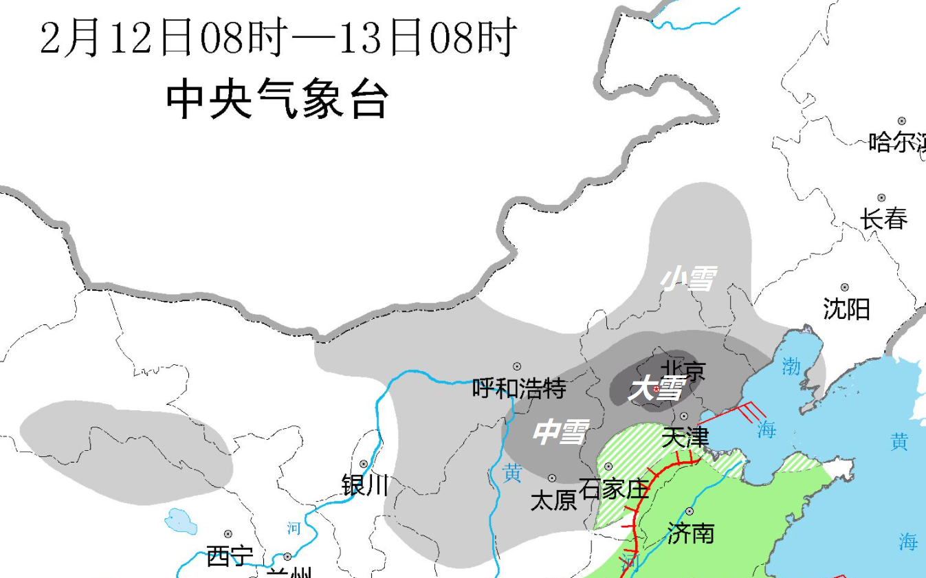 大范围降雪再度明确重点北方三省权威预报连下四天局部暴雪