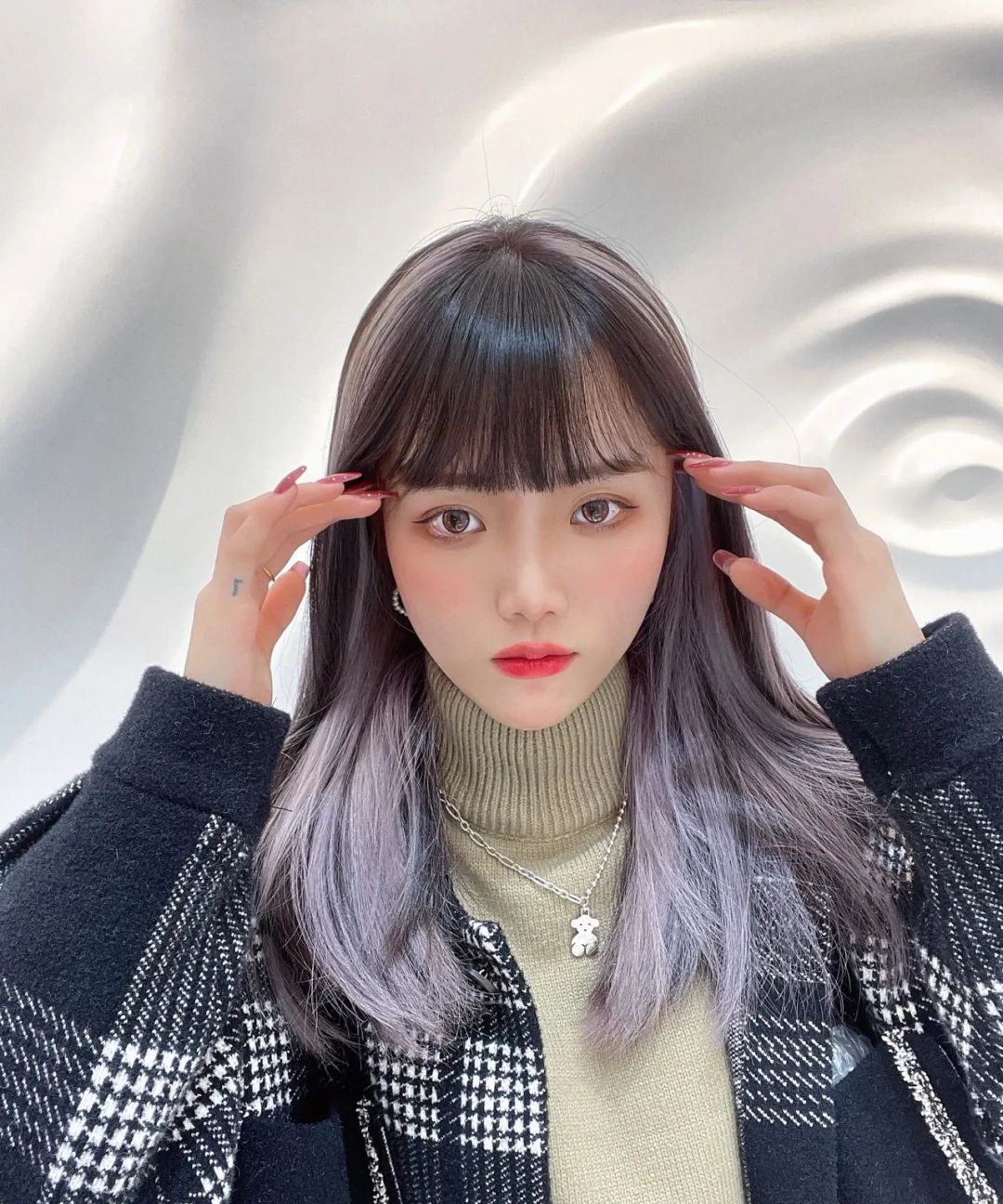 2022流行新趋势"发带染"|发带|染发|挂耳_新浪新闻