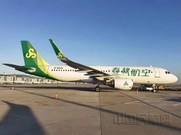 春秋航空将新增成都至南京九江两条航线