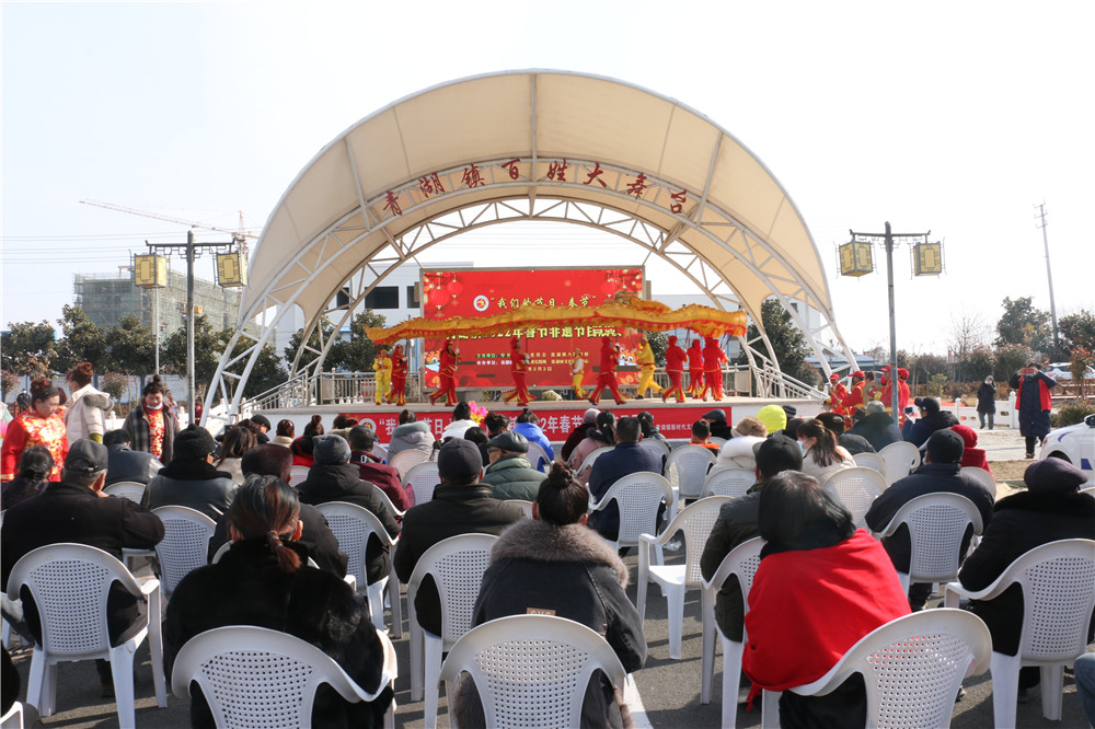 东海县青湖镇:非遗展演庆新春 欢歌笑语过大年|舞龙|东海县|湖镇_新浪