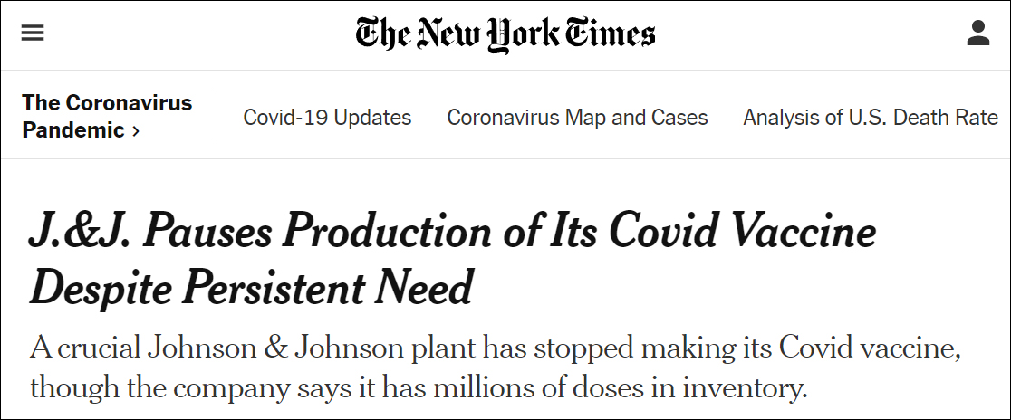 《纽约时报》报道截图