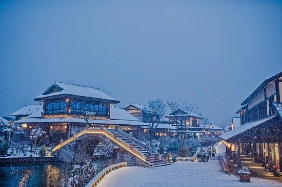 无锡拈花湾绝美雪景大片上线每一帧都想收藏