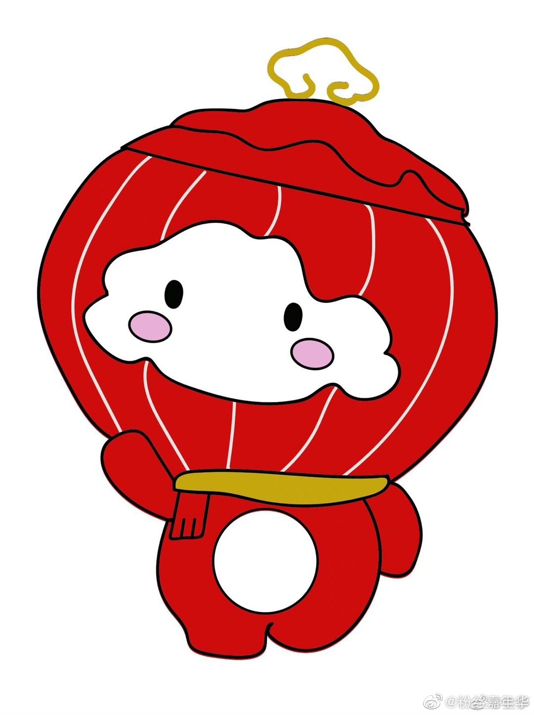 金莎晒出自己画的冰墩墩雪容融两个吉祥物栩栩如生超级可爱