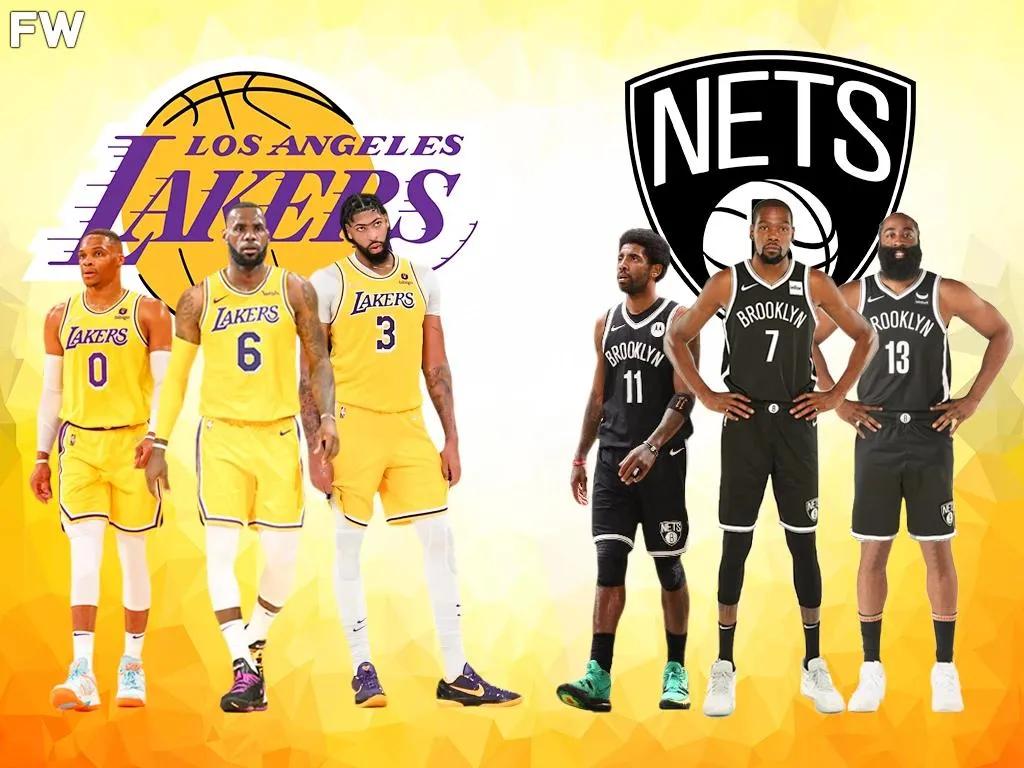 洛杉矶湖人队和布鲁克林篮网队成为了nba最令人失望的两支球队