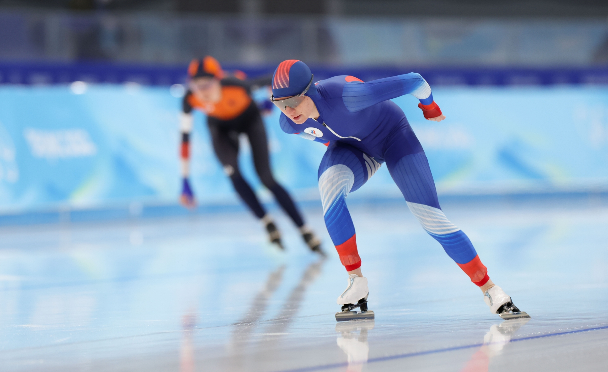 速度滑冰女子5000米赛况