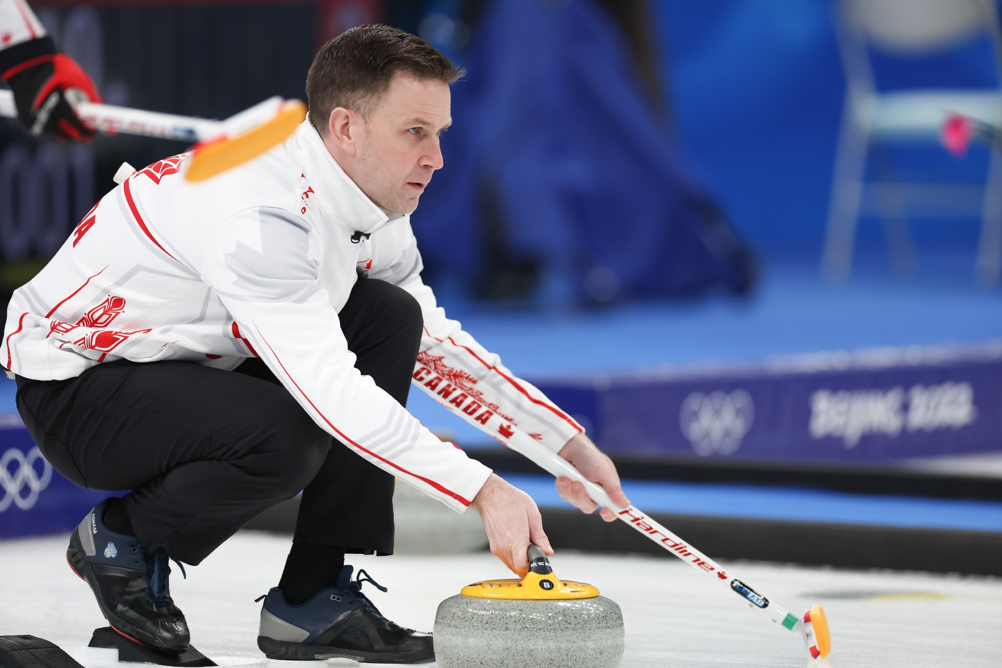 冰壶男子循环赛加拿大队胜挪威队