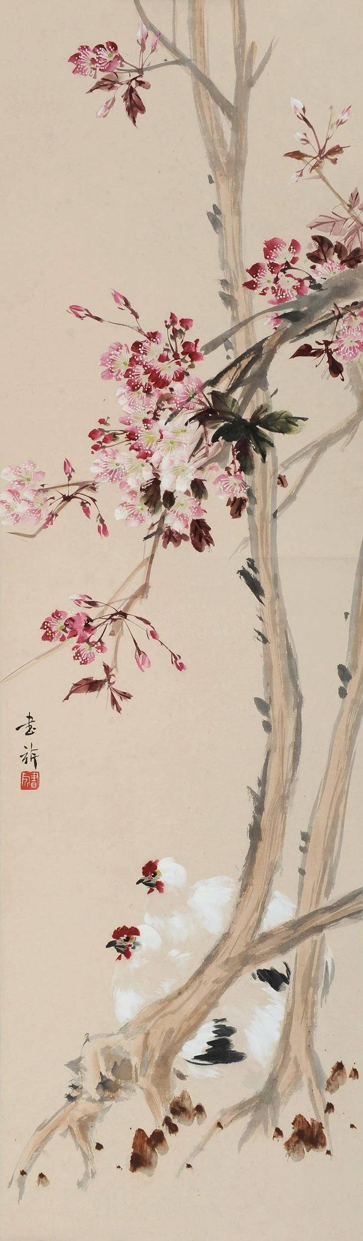 张书旗笔下的春天典雅明丽