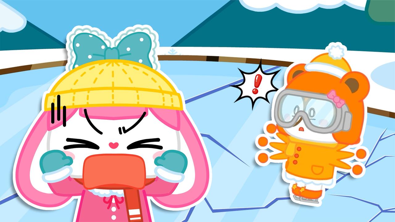 夏夏表演花样滑冰被困冰面,伶伶用围巾化解危机__财经头条