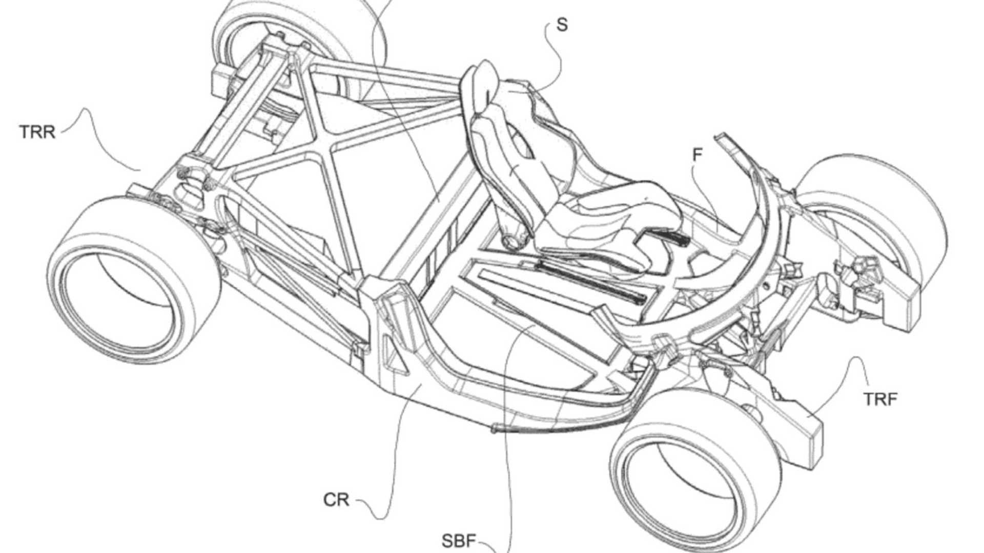 中置电池组布局 法拉利首款纯电跑车专利图曝光