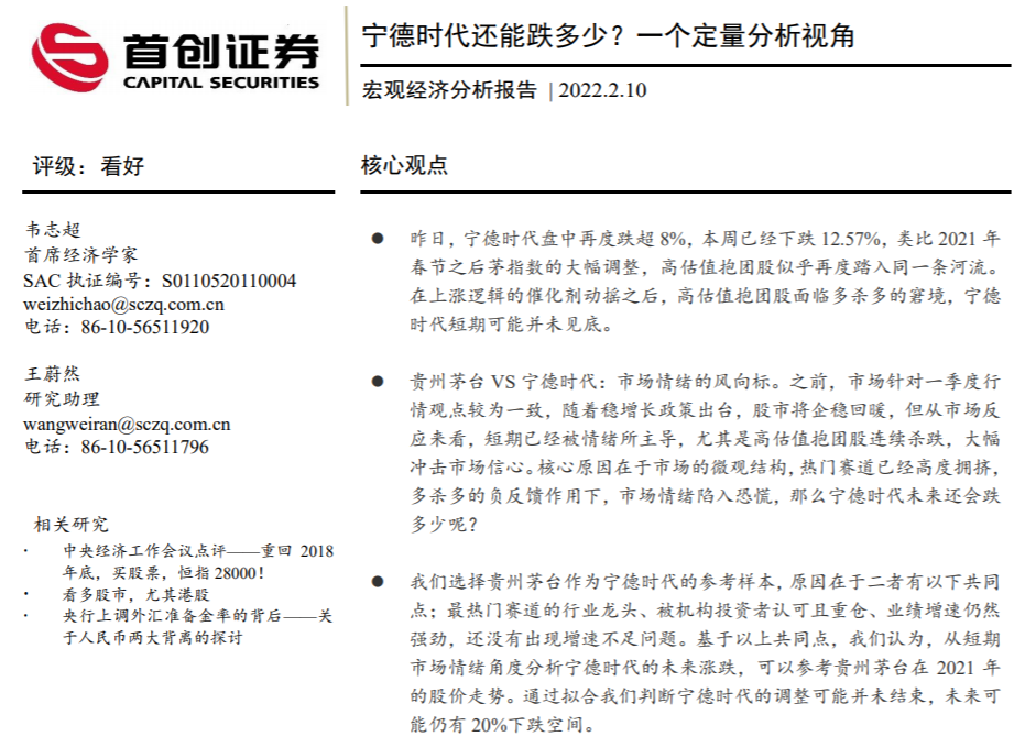 医疗股再受重挫，宁德时代罕见被券商看空，发生了什么？休闲区蓝鸢梦想 - Www.slyday.coM