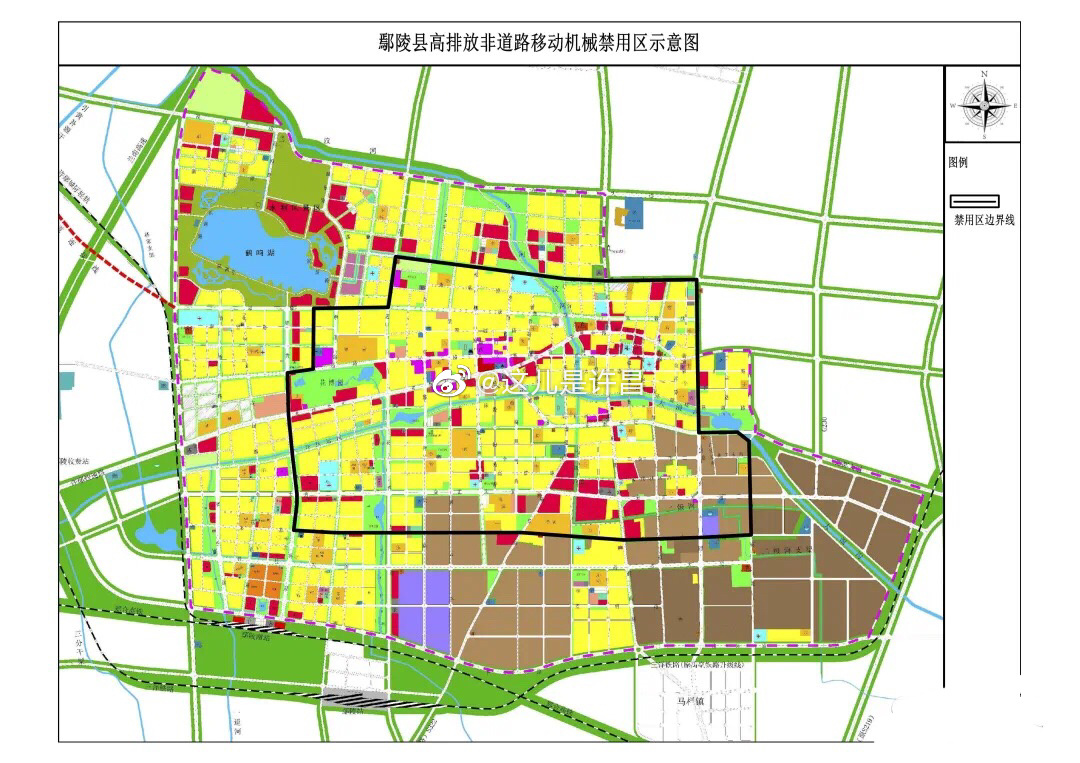 鄢陵县人民政府关于扩大高排放非道路移动机械禁用区的通告