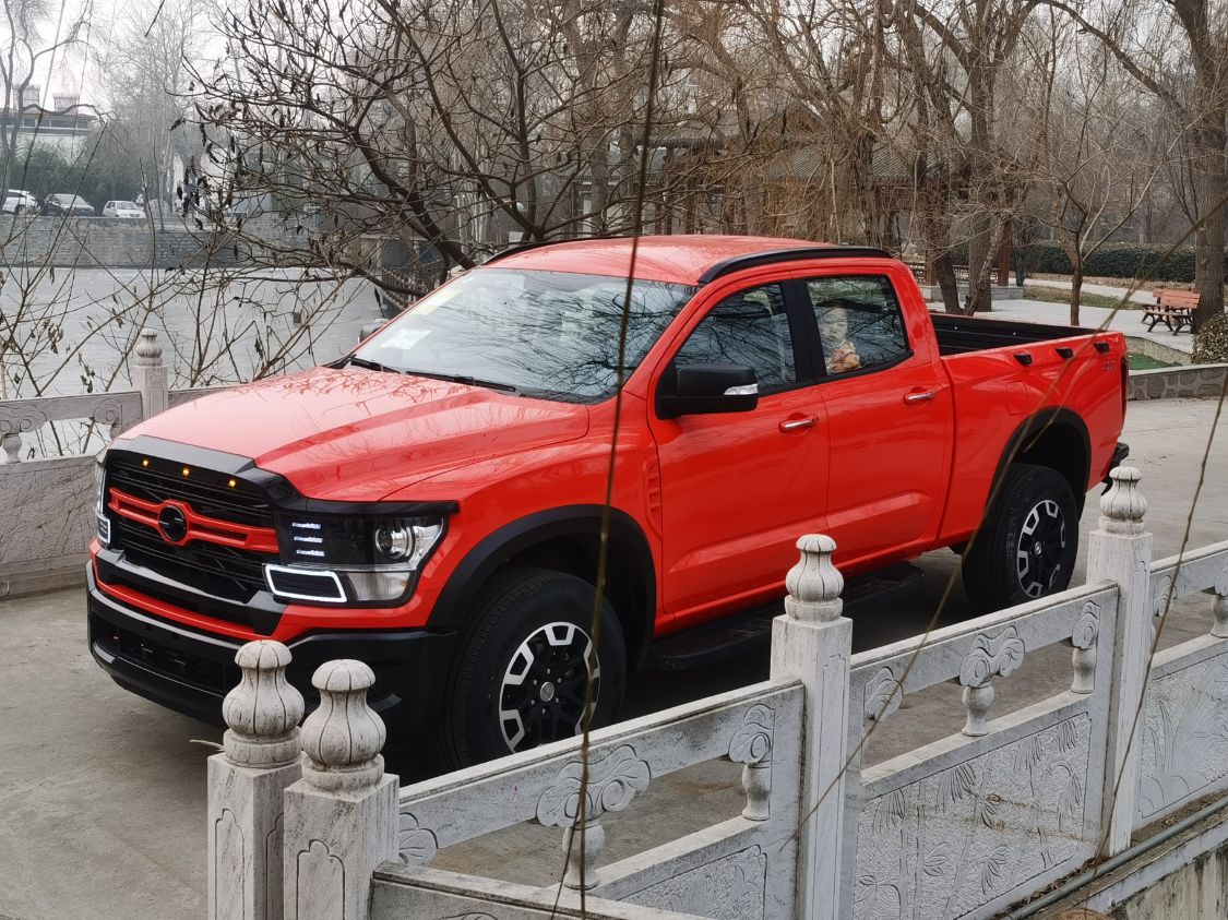 试驾国内首款全尺寸皮卡中兴威狮1949柴油版高大威猛还好玩儿