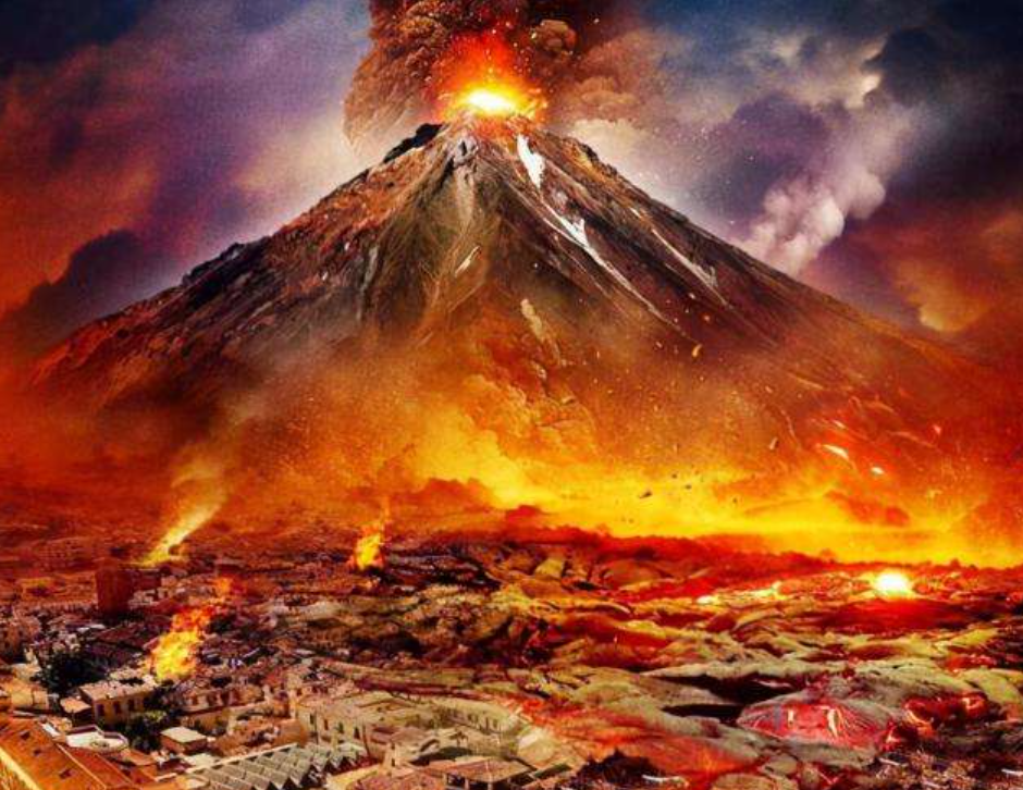 核弹本身也会造成巨大的污染,加上火山喷发,那么危害相当于世界末日了