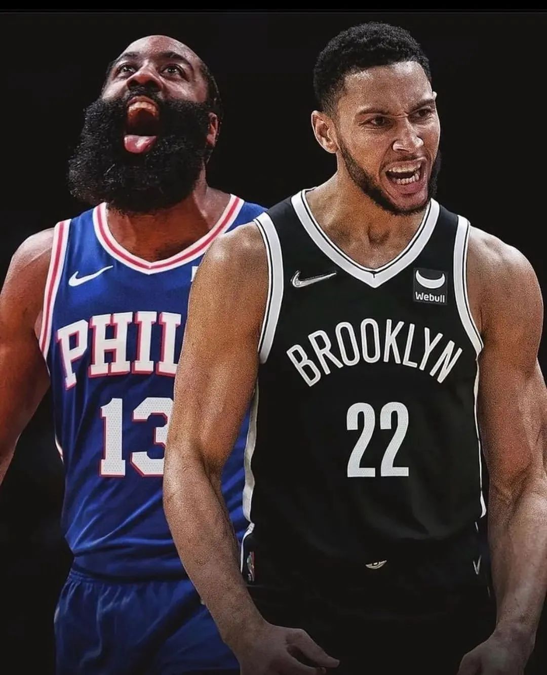 重磅交易哈登加盟76人西蒙斯加盟篮网一觉醒来整个nba变天了