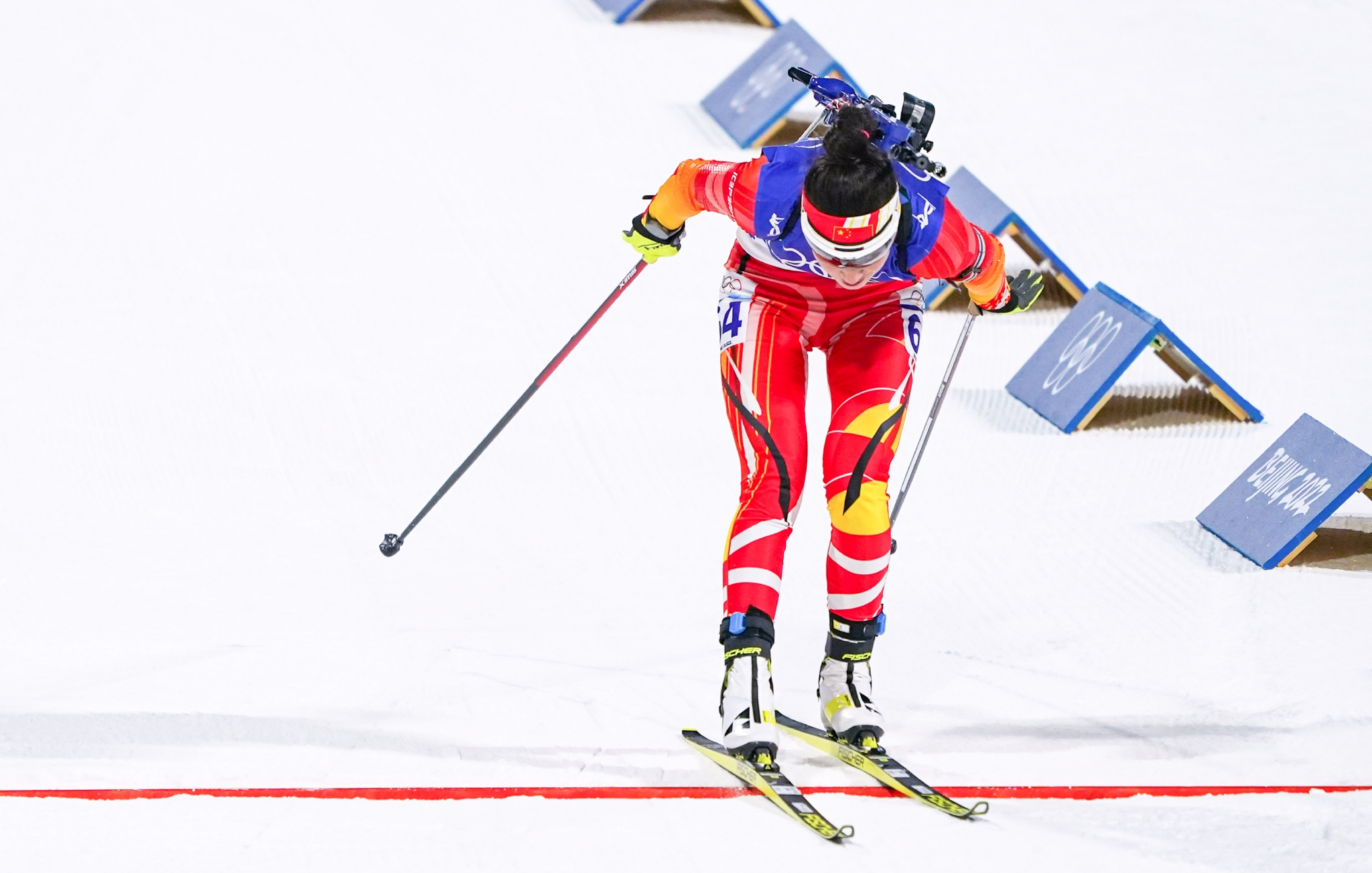 冬季两项女子75公里短距离赛况