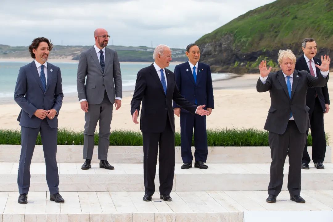 2021年6月G7峰会。图源：视觉中国