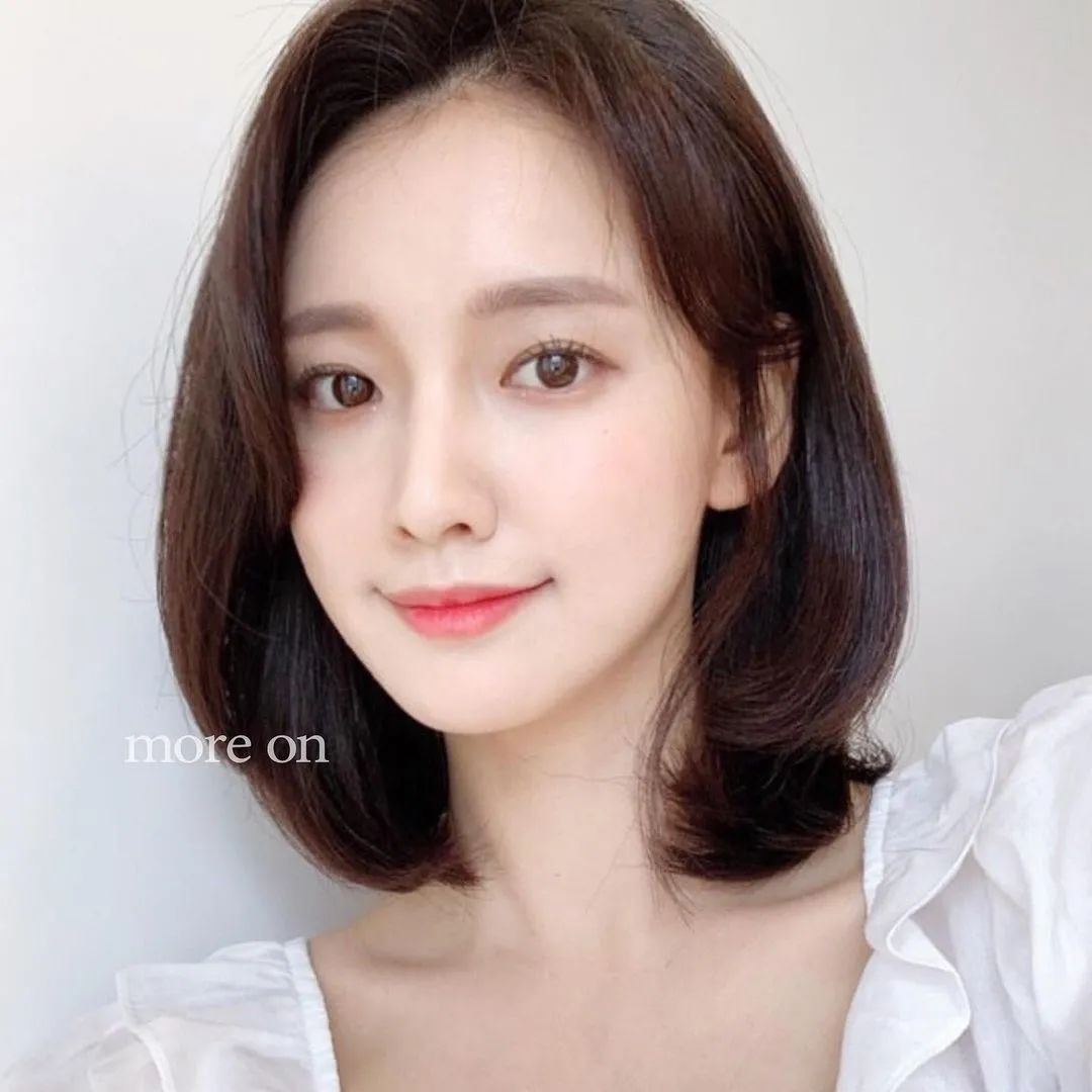 脸大适合的发型