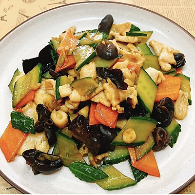 美味的滑炒鸡片|肉片|鸡胸肉|黑木耳_新浪新闻