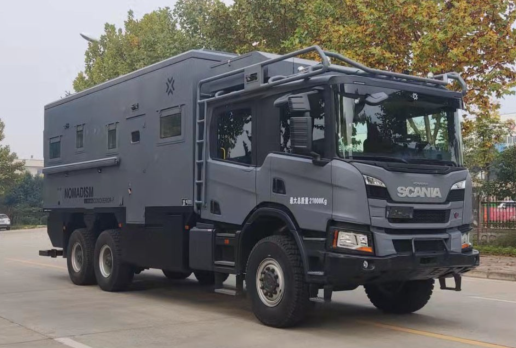 净重21吨的越野房车六驱13l排量这才是真正的巨兽