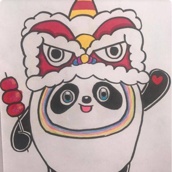 你是否见过啃出来的冰墩墩？美术生就弄了一个，老师看到满脸懵休闲区蓝鸢梦想 - Www.slyday.coM