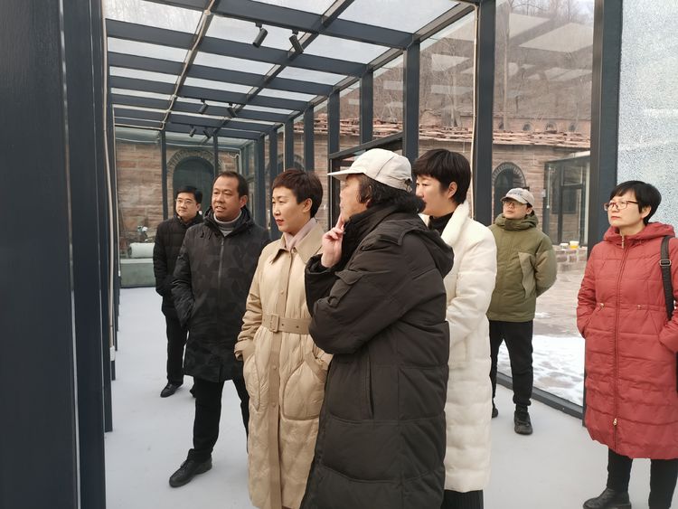 市领导霍丽云调研楼上村乡村文化振兴工作1月6日下午