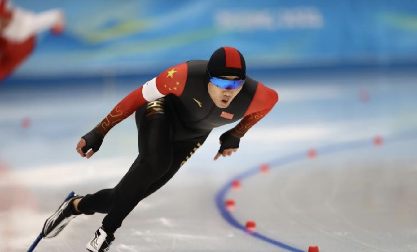 34秒32高亭宇打破奥运纪录勇夺速滑500米冠军中国队第4金