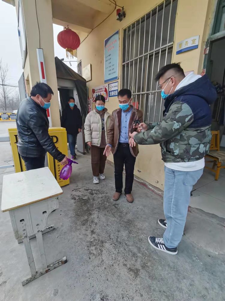 菏泽市定陶区滨河中学开展2022春季开学疫情防控演练活动