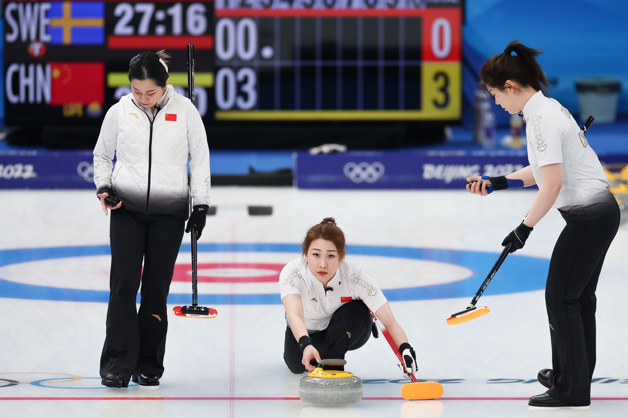 冰壶——女子循环赛：中国队胜瑞典队休闲区蓝鸢梦想 - Www.slyday.coM