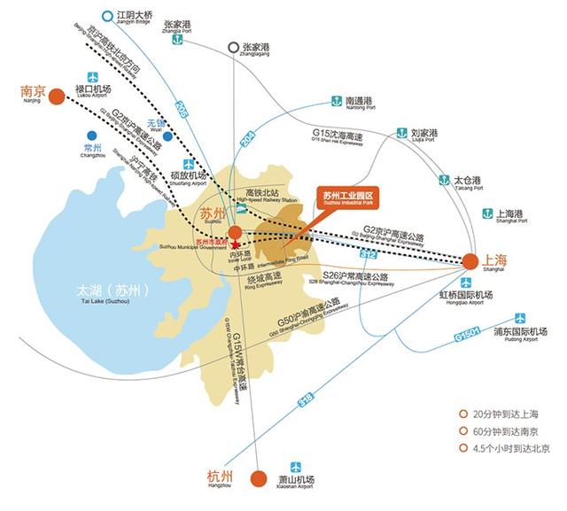 行政區劃面積278平方公里,其中,中新合作區80平方公里,是中國和新加坡