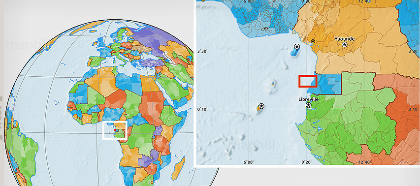 世界地图赤道分布图图片