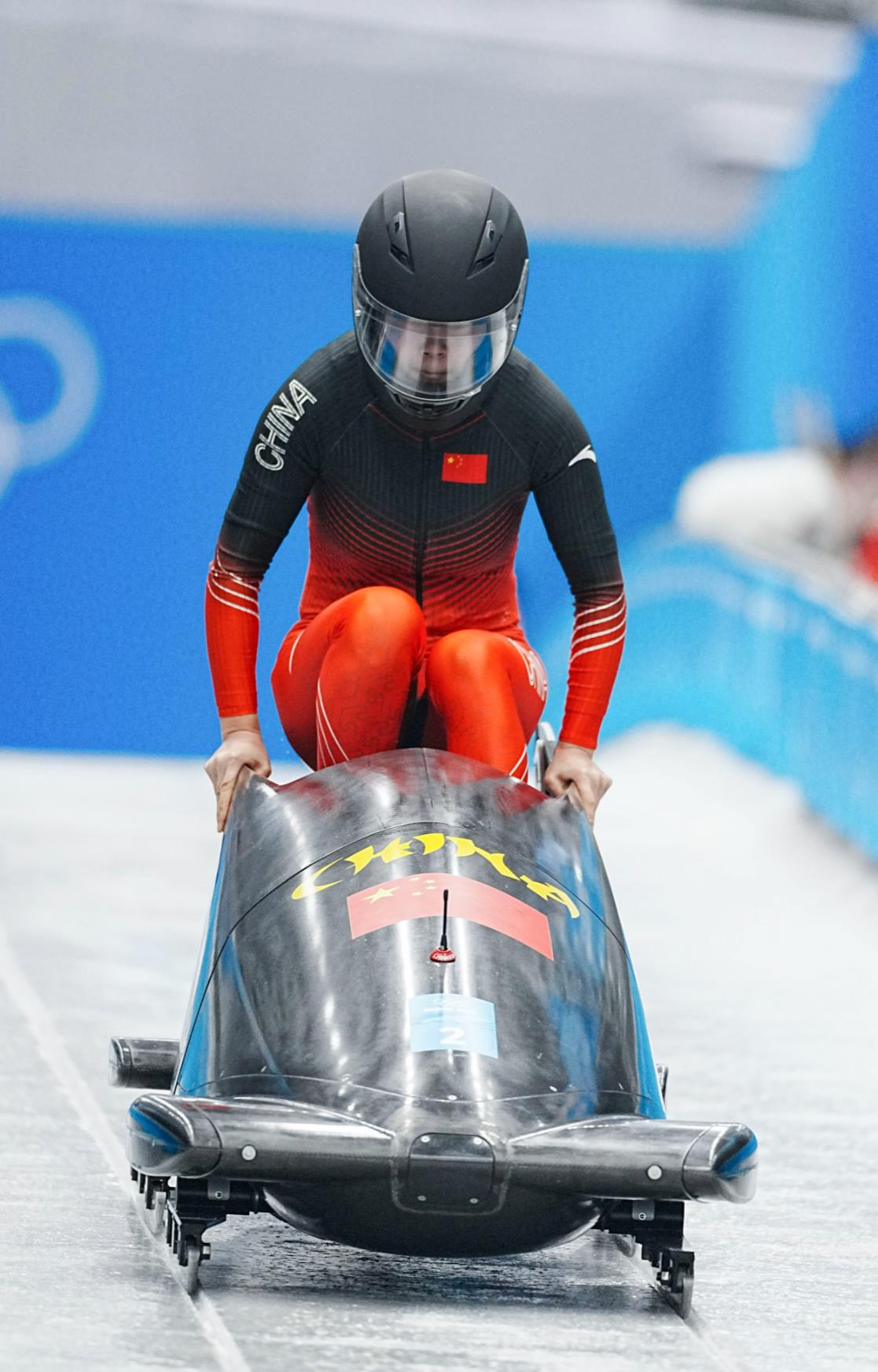 女子单人雪车 中国选手怀明明排名第六|雪车|中国运动员|北京冬奥会