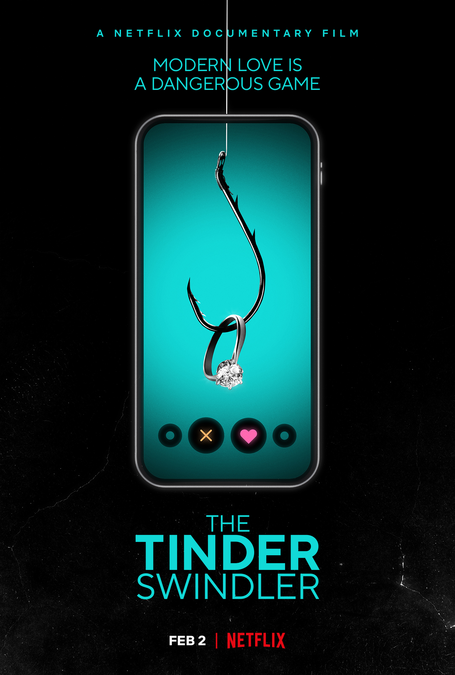 《Tinder诈骗王》海报