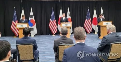 为了牵制中国 美日韩外长会联合声明首提"台湾海峡"