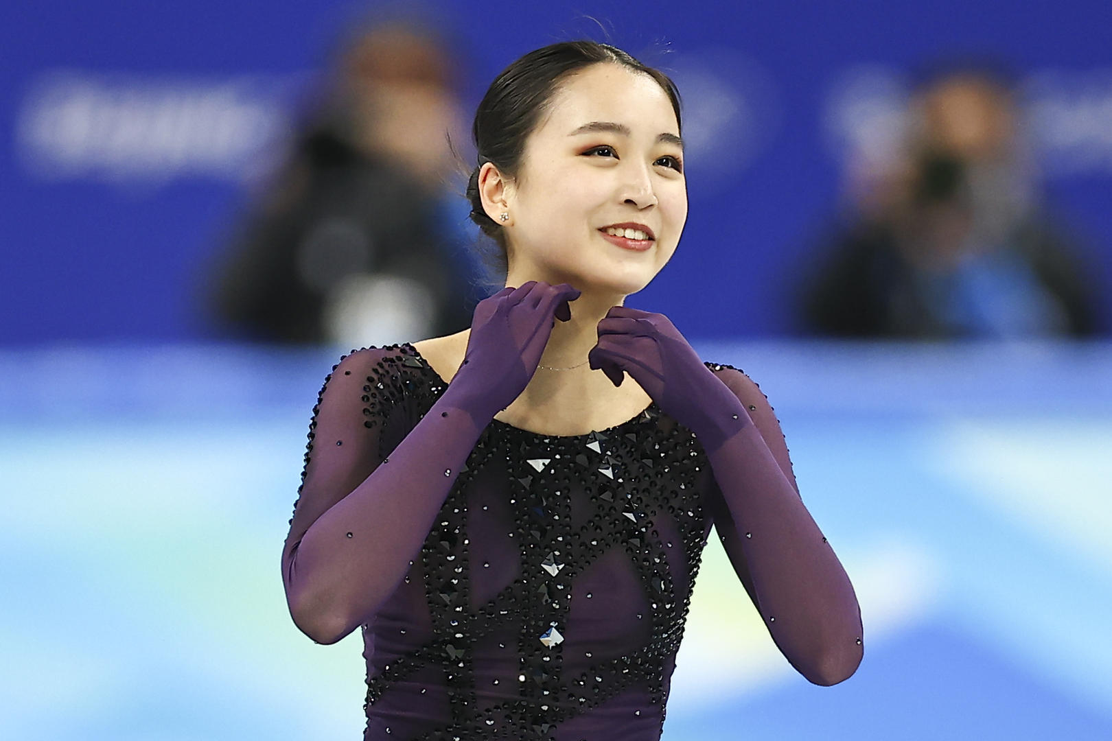 朱易笑了笑起来的朱易原来这么美这就是中国冬奥美女的风采