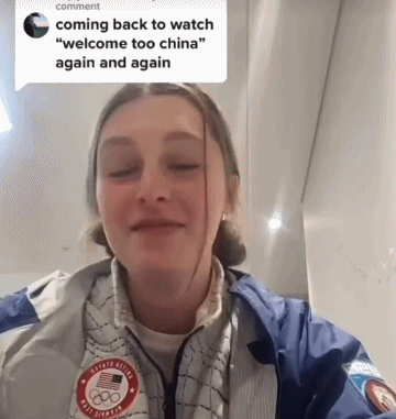 这位18岁美国女运动员的泪水，就是对百年前中国人奥运三问的最好回答休闲区蓝鸢梦想 - Www.slyday.coM