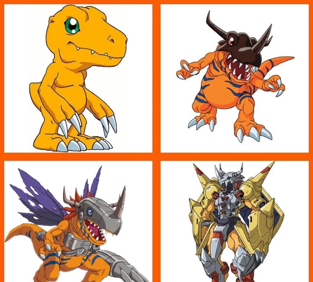 数码宝贝进化图鉴太秀了