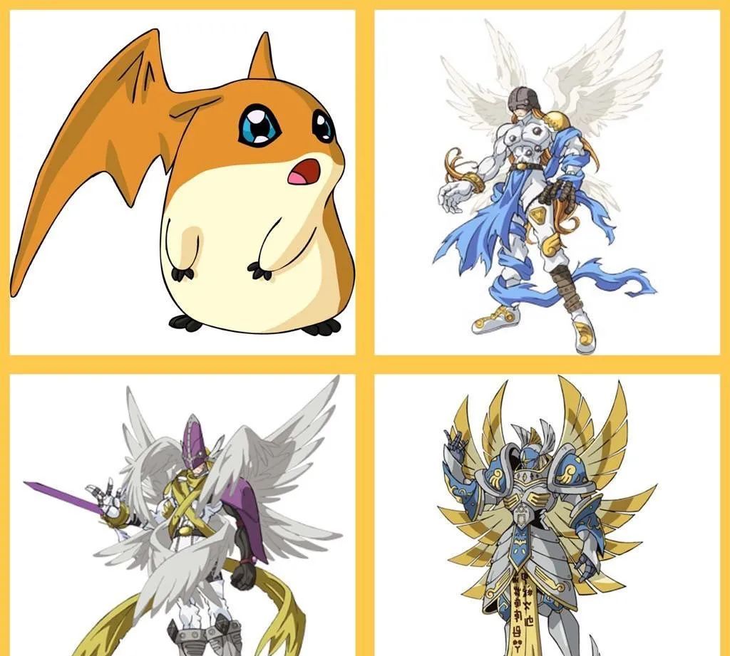 数码宝贝进化图鉴太秀了