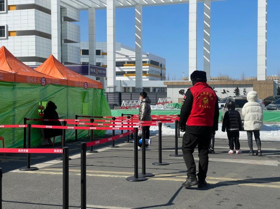 辽宁绥中一线疫情防控人员扫描