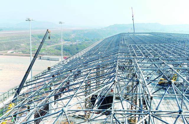 扩建中的万州机场